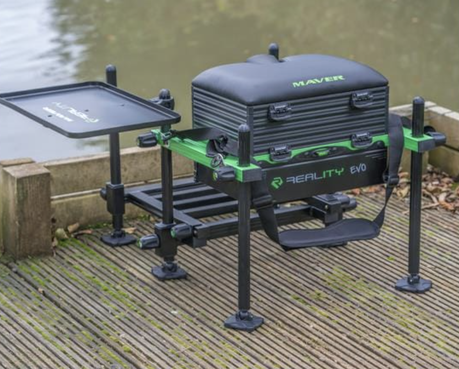 Maver Reality EVO Seat Box with Bait Tray & Footplate