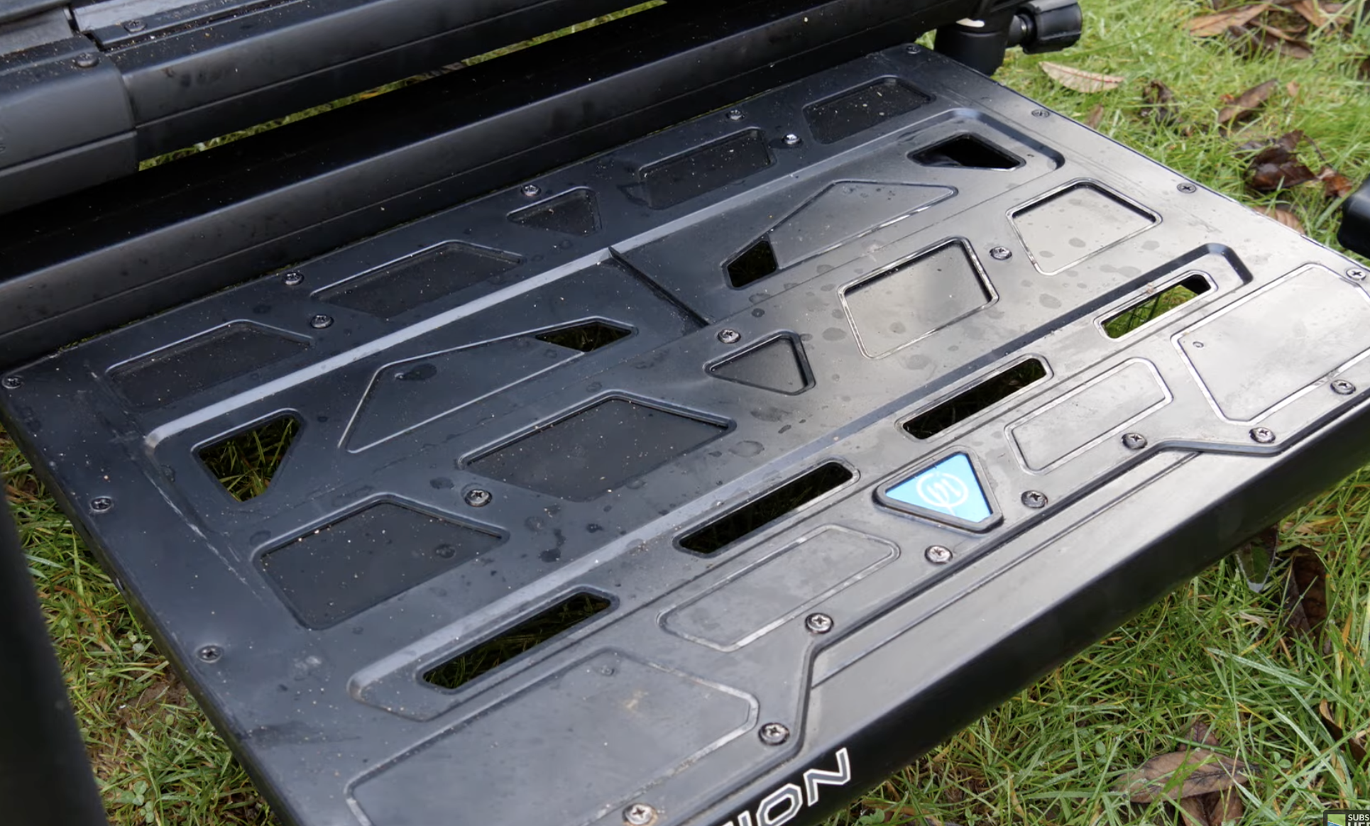 Photo of the Preston Innovations Inception 150-D slide out adjustable foot plate