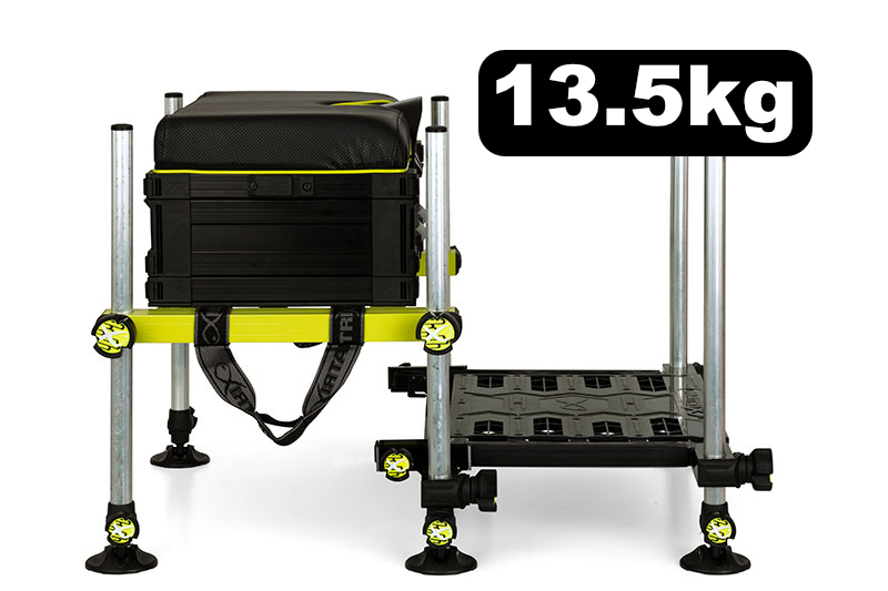 Side photo of the Matrix P25 MK2 with the weight added