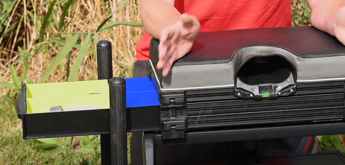 Photo of the Matrix XR36 Pro Seat box slide out drawer