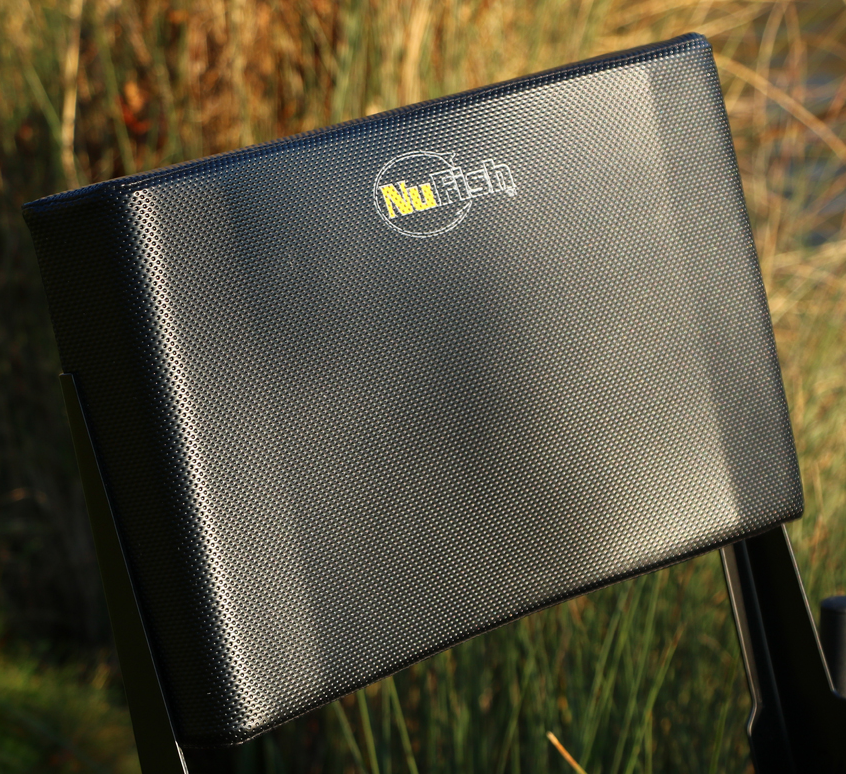 photo of the nufish rasta box padded back rest