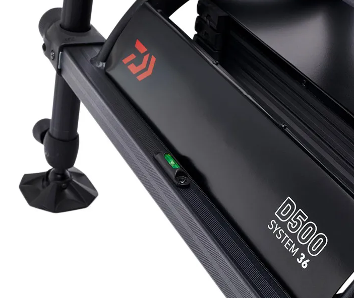 Photo of Daiwa 500 seat box zoomed in on the legs