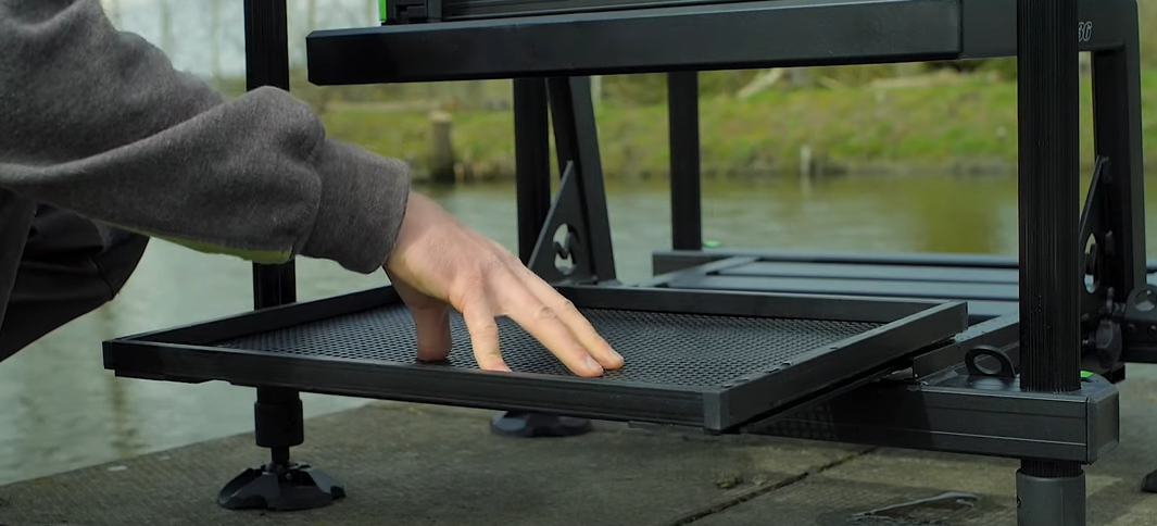 Store your Ground Bair Packed Lunch on the slide out rear shelf