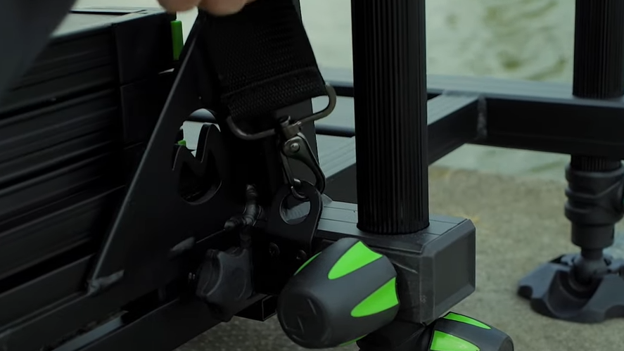 Strap clips onto the base of the Seat Box