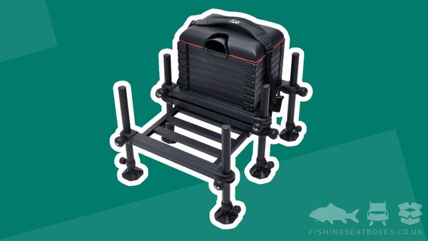 Photo of the Black (with red trim) Daiwa 90 Fishing Box 